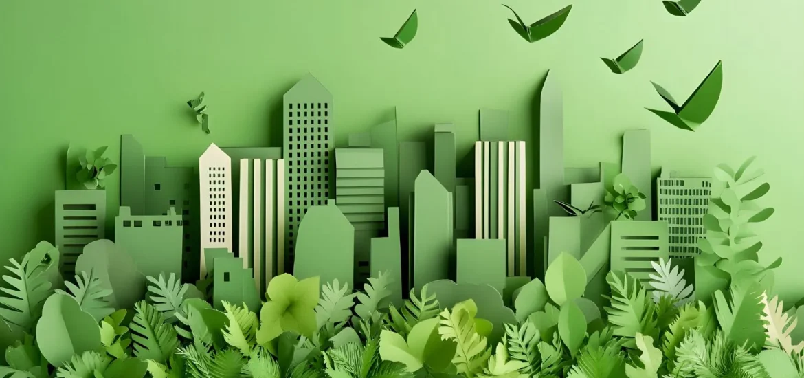 green paper art cityscape 1170x550 1