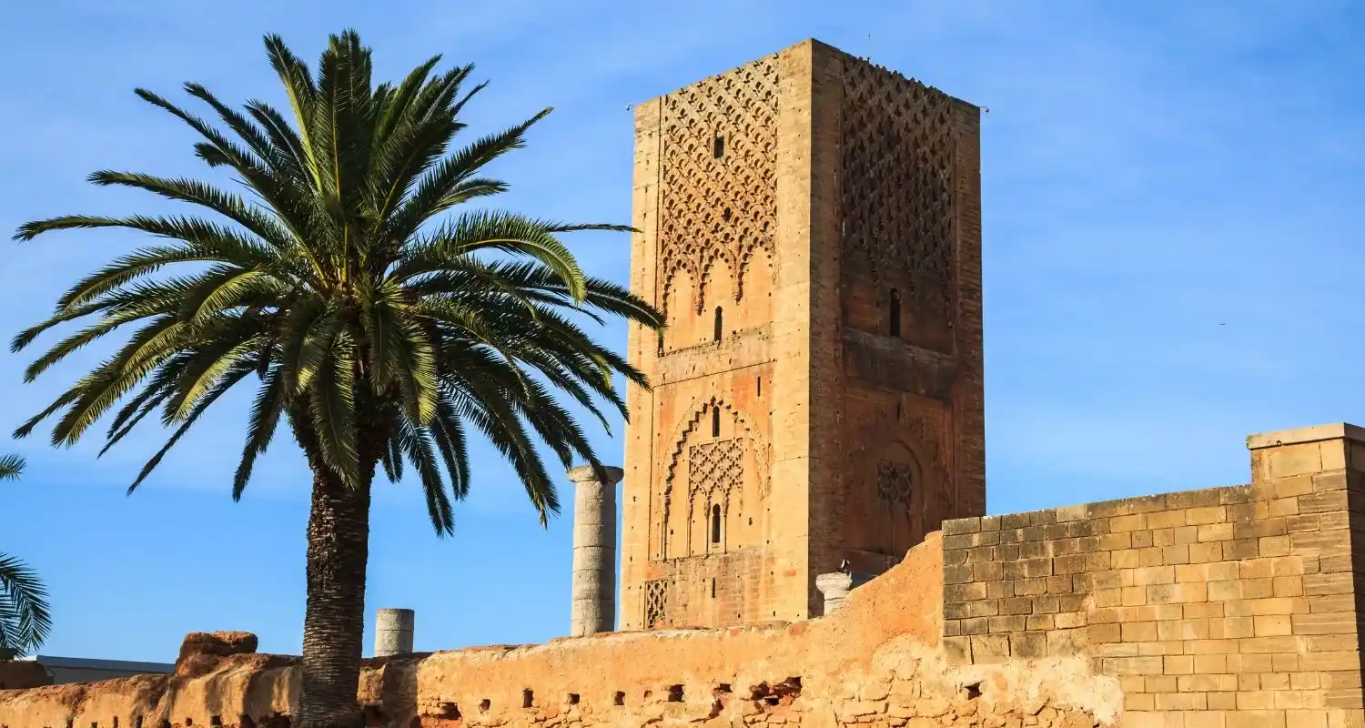 Hassan Tower in Rabat, fifteen minutes from STORY Le Carrousel
